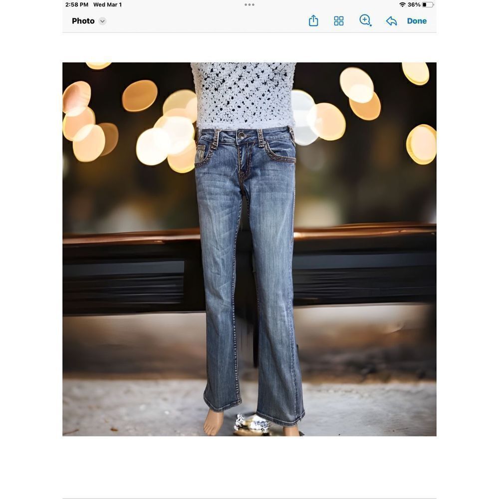 Cowgirl Tuff Boot Cut Jeans 26/33